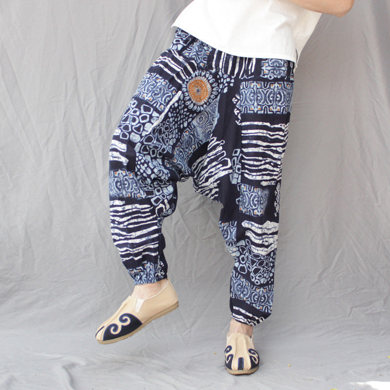 Men's Crotch Pants Loose Thai Pants Bloomers