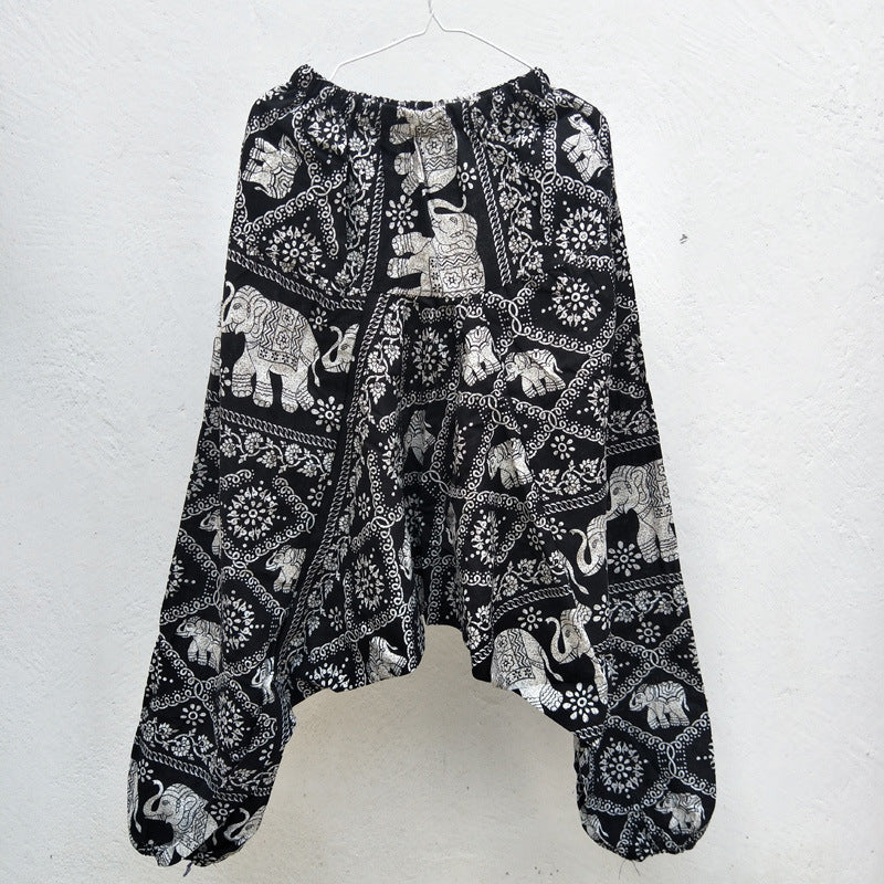 Men's Crotch Pants Loose Thai Pants Bloomers